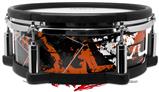 Skin Wrap works with Roland vDrum Shell PD-108 Drum Baja 0003 Burnt Orange (DRUM NOT INCLUDED)