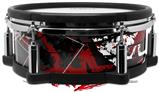Skin Wrap works with Roland vDrum Shell PD-108 Drum Baja 0003 Red Dark (DRUM NOT INCLUDED)