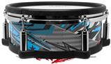 Skin Wrap works with Roland vDrum Shell PD-108 Drum Baja 0032 Blue Medium (DRUM NOT INCLUDED)