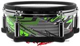 Skin Wrap works with Roland vDrum Shell PD-108 Drum Baja 0032 Neon Green (DRUM NOT INCLUDED)