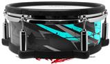 Skin Wrap works with Roland vDrum Shell PD-108 Drum Baja 0014 Neon Teal (DRUM NOT INCLUDED)
