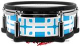 Skin Wrap works with Roland vDrum Shell PD-108 Drum Boxed Neon Blue (DRUM NOT INCLUDED)