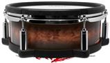 Skin Wrap works with Roland vDrum Shell PD-108 Drum Exotic Wood Waterfall Bubinga Burst Dark Mocha (DRUM NOT INCLUDED)