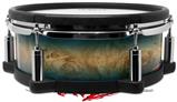 Skin Wrap works with Roland vDrum Shell PD-108 Drum Exotic Wood White Oak Burl Burst Deep Blue (DRUM NOT INCLUDED)