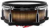 Skin Wrap works with Roland vDrum Shell PD-108 Drum Exotic Wood Zebra Wood Vertical Burst Dark Mocha (DRUM NOT INCLUDED)