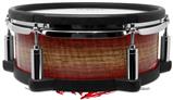 Skin Wrap works with Roland vDrum Shell PD-108 Drum Exotic Wood Pommele Sapele Burst Fire Red (DRUM NOT INCLUDED)