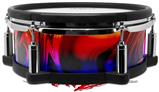 Skin Wrap works with Roland vDrum Shell PD-108 Drum Liquid Metal Chrome Flame Hot (DRUM NOT INCLUDED)
