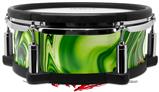 Skin Wrap works with Roland vDrum Shell PD-108 Drum Liquid Metal Chrome Neon Green (DRUM NOT INCLUDED)