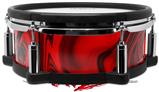 Skin Wrap works with Roland vDrum Shell PD-108 Drum Liquid Metal Chrome Red (DRUM NOT INCLUDED)