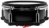 Skin Wrap works with Roland vDrum Shell PD-108 Drum Solids Collection Black (DRUM NOT INCLUDED)