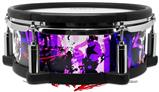 Skin Wrap works with Roland vDrum Shell PD-108 Drum Purple Graffiti (DRUM NOT INCLUDED)