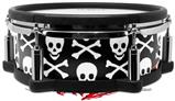 Skin Wrap works with Roland vDrum Shell PD-108 Drum Skull and Crossbones Pattern (DRUM NOT INCLUDED)