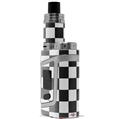 Skin Decal Wrap for Smok AL85 Alien Baby Checkers White VAPE NOT INCLUDED