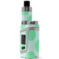 Skin Decal Wrap for Smok AL85 Alien Baby Kearas Polka Dots Green On Green VAPE NOT INCLUDED