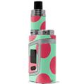Skin Decal Wrap for Smok AL85 Alien Baby Kearas Polka Dots Pink And Blue VAPE NOT INCLUDED