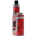 Skin Decal Wrap for Smok AL85 Alien Baby Skull Patch Pattern Red VAPE NOT INCLUDED