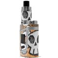 Skin Decal Wrap for Smok AL85 Alien Baby Cartoon Skull Orange VAPE NOT INCLUDED