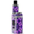 Skin Decal Wrap for Smok AL85 Alien Baby Daisies Purple VAPE NOT INCLUDED