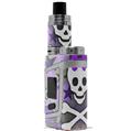 Skin Decal Wrap for Smok AL85 Alien Baby Princess Skull Heart Purple VAPE NOT INCLUDED