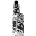 Skin Decal Wrap for Smok AL85 Alien Baby Baja 0018 Red VAPE NOT INCLUDED