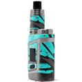 Skin Decal Wrap for Smok AL85 Alien Baby Baja 0040 Neon Teal VAPE NOT INCLUDED