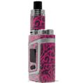 Skin Decal Wrap for Smok AL85 Alien Baby Folder Doodles Fuchsia VAPE NOT INCLUDED