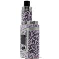 Skin Decal Wrap for Smok AL85 Alien Baby Folder Doodles Lavender VAPE NOT INCLUDED