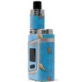 Skin Decal Wrap for Smok AL85 Alien Baby Sea Shells 02 Blue Medium VAPE NOT INCLUDED