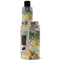 Skin Decal Wrap for Smok AL85 Alien Baby Beach Flowers 02 Yellow Sunshine VAPE NOT INCLUDED