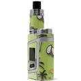Skin Decal Wrap for Smok AL85 Alien Baby Coconuts Palm Trees and Bananas Sage Green VAPE NOT INCLUDED