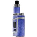 Skin Decal Wrap for Smok AL85 Alien Baby Binary Rain Blue VAPE NOT INCLUDED