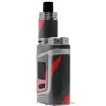 Skin Decal Wrap for Smok AL85 Alien Baby Jagged Camo Red VAPE NOT INCLUDED