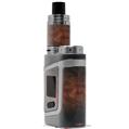 Skin Decal Wrap for Smok AL85 Alien Baby Exotic Wood Waterfall Bubinga Burst Deep Blue VAPE NOT INCLUDED