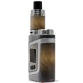 Skin Decal Wrap for Smok AL85 Alien Baby Exotic Wood White Oak Burl Burst Black VAPE NOT INCLUDED