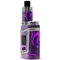 Skin Decal Wrap compatible with Smok AL85 Alien Baby Liquid Metal Chrome Purple VAPE NOT INCLUDED