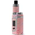 Skin Decal Wrap for Smok AL85 Alien Baby Kearas Flowers on Pink VAPE NOT INCLUDED