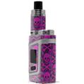 Skin Decal Wrap for Smok AL85 Alien Baby Pink Skull Bones VAPE NOT INCLUDED