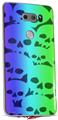 Skin Decal Wrap for LG V30 Rainbow Skull Collection