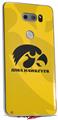 Skin Decal Wrap for LG V30 Iowa Hawkeyes Herkey Black on Gold