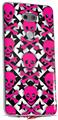Skin Decal Wrap for LG V30 Pink Skulls and Stars