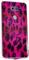 Skin Decal Wrap for LG V30 Pink Distressed Leopard