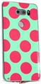Skin Decal Wrap for LG V30 Kearas Polka Dots Pink And Blue