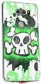 Skin Decal Wrap for LG V30 Cartoon Skull Green