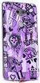 Skin Decal Wrap for LG V30 Scene Kid Sketches Purple