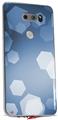 Skin Decal Wrap for LG V30 Bokeh Hex Blue