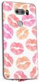 Skin Decal Wrap for LG V30 Pink Orange Lips