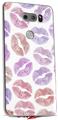 Skin Decal Wrap for LG V30 Pink Purple Lips