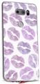 Skin Decal Wrap for LG V30 Purple Lips