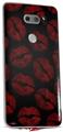 Skin Decal Wrap for LG V30 Red And Black Lips