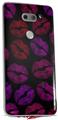 Skin Decal Wrap for LG V30 Red Pink And Black Lips